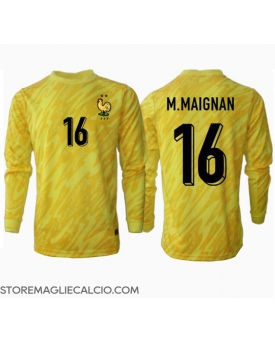 Francia Mike Maignan #16 Portiere Maglia Gara Casa Repliche Europei 2024 Maniche Lunghe